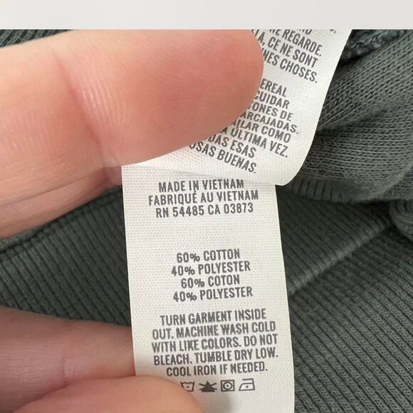 Aerie‎ Women's V Neck Oversized Green Pullover Size XL - Picture 5 of 5